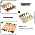 thumbnail image 4 of Shisuyan 1 Set International Chess Folding Wooden Chessboard Educational For Safe Material For, 4 of 8