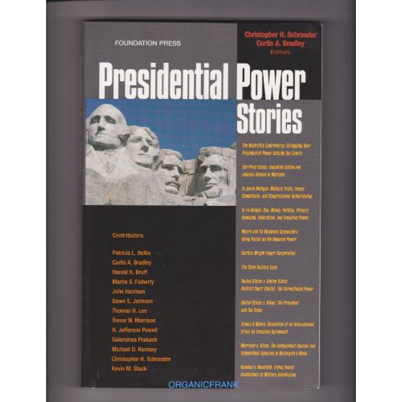 Pre-Owned Presidential Power Stories (Law Stories) (Paperback) 1599413736 9781599413730