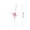 Hot Pink, variant on 35-Inch Glitter Christmas Branches with Butterflies, White Berry Cuttings for Floral Arrangements, Wedding, and Holiday Party Centerpieces