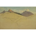 thumbnail image 3 of Frederic Edwin Church 14x11 Black Modern Framed Museum Art Print Titled - The Watzmann, Near Berchtesgaden, Bavaria (1868), 3 of 5