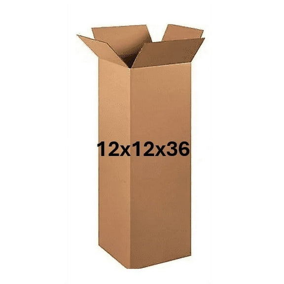 12x12x36 (200 lb strength) | SINGLE CARDBOARD BOX | TALL