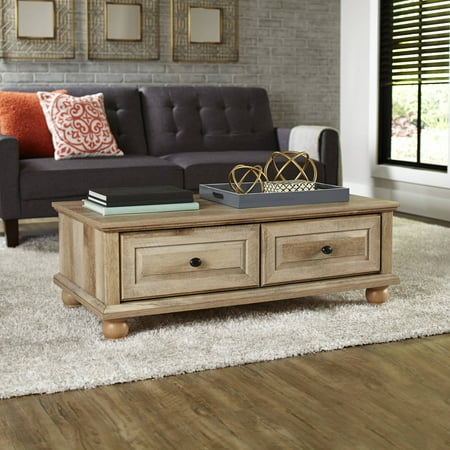 Better Homes & Gardens Crossmill Coffee Table, Weathered (Best Finish For Walnut Table Top)