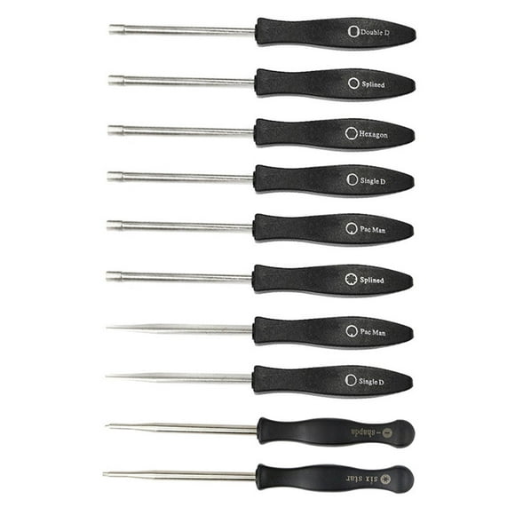 koolsoo Trousse d'Outil de Carburateur Tournevis Outil de Réglage de Carburateur Robuste Tune 10 Pcs