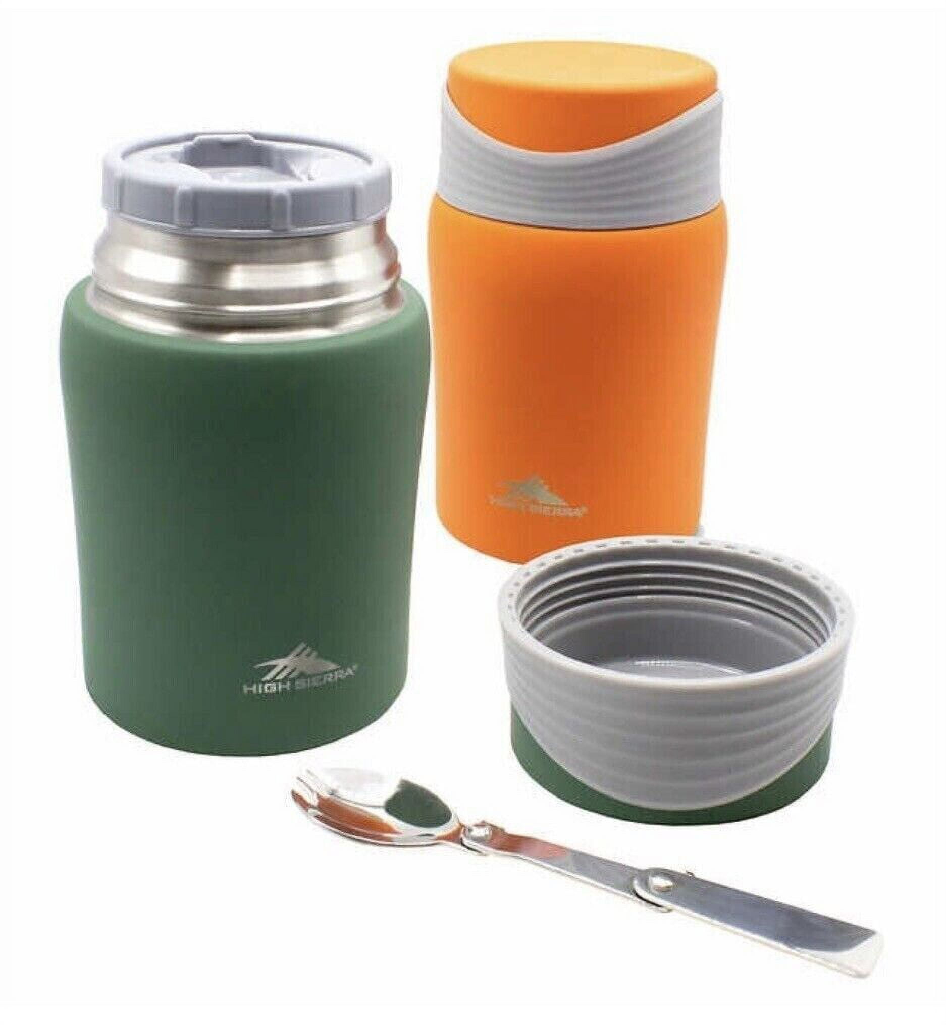HIGH SIERRA, 24 oz Food Thermos with Spoon, Double Wall I