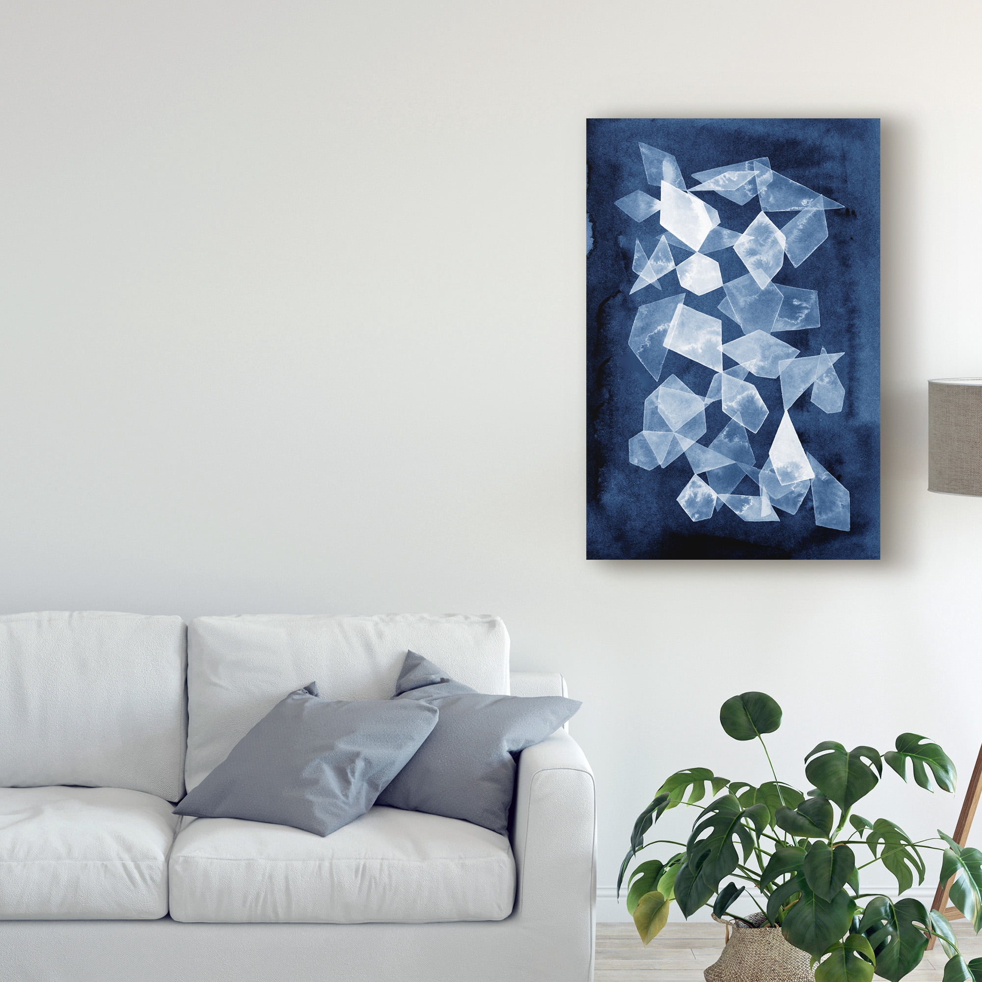 Trademark Fine Art 'Indigo Glass I' Canvas Art by Grace Popp