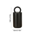thumbnail image 3 of Tuvgenk Insulated Water Bottle with Handle 17 Oz Stainless Steel Water Bottle Flask Reusable Black for Home Office Travel, 3 of 6
