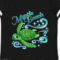 thumbnail image 4 of Inktastic Myrtle Beach Cute Sea Turtle with Waves and Bubbles Boys or Girls Toddler T-Shirt, 4 of 5