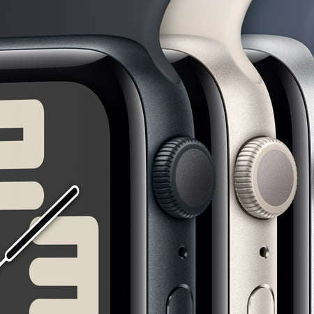 Apple Watch SE 2nd Generation (GPS + Cellular) 40mm Midnight Aluminum Case with Midnight Sport Loop - Midnight