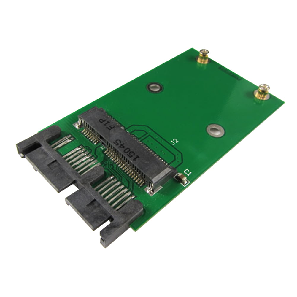 rig ledig stilling skruenøgle Kotyreds Computer PC MSATA Mini PCIe SSD to 1.8 inch Micro SATA Adapter  Converter Card - Walmart.com