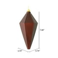 thumbnail image 2 of Vickerman 7" Burgundy Matte Lantern Christmas Ornament, 4 per Bag, 2 of 2