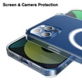 thumbnail image 4 of Funda Magnética Transparente Para Teléfono, Funda Protectora Delgada Para Teléfono Que No Amarillea, Compatible Con Iphone 12 13 Inevent EL017608-02, 4 of 5