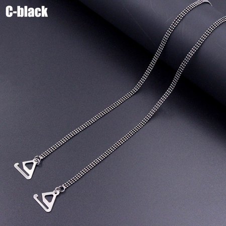 

Women Adjustable Sexy Metal Bra Shoulder Straps Underwear Bra Strap Bras Straps Aniti-slip BLACK C