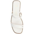 thumbnail image 4 of Journee Womens Brisa Multi Strap Slip On Flat Sandals, 4 of 9