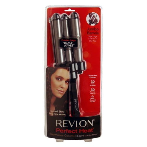 Revlon Perfect Heat 3 Barrel Deep Waver Styling Curling Iron Revlon Perfect Heat 3 Barrel Deep Waver Styling Curling Iron