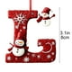 thumbnail image 3 of Uuiauoio 26-Piece Alphabet Christmas Ornaments Set with Holiday Designs, Acrylic Letter Tree Pendants for Decor, Festive Xmas Hanging Decorations for Home and Office Displays, 3 of 6