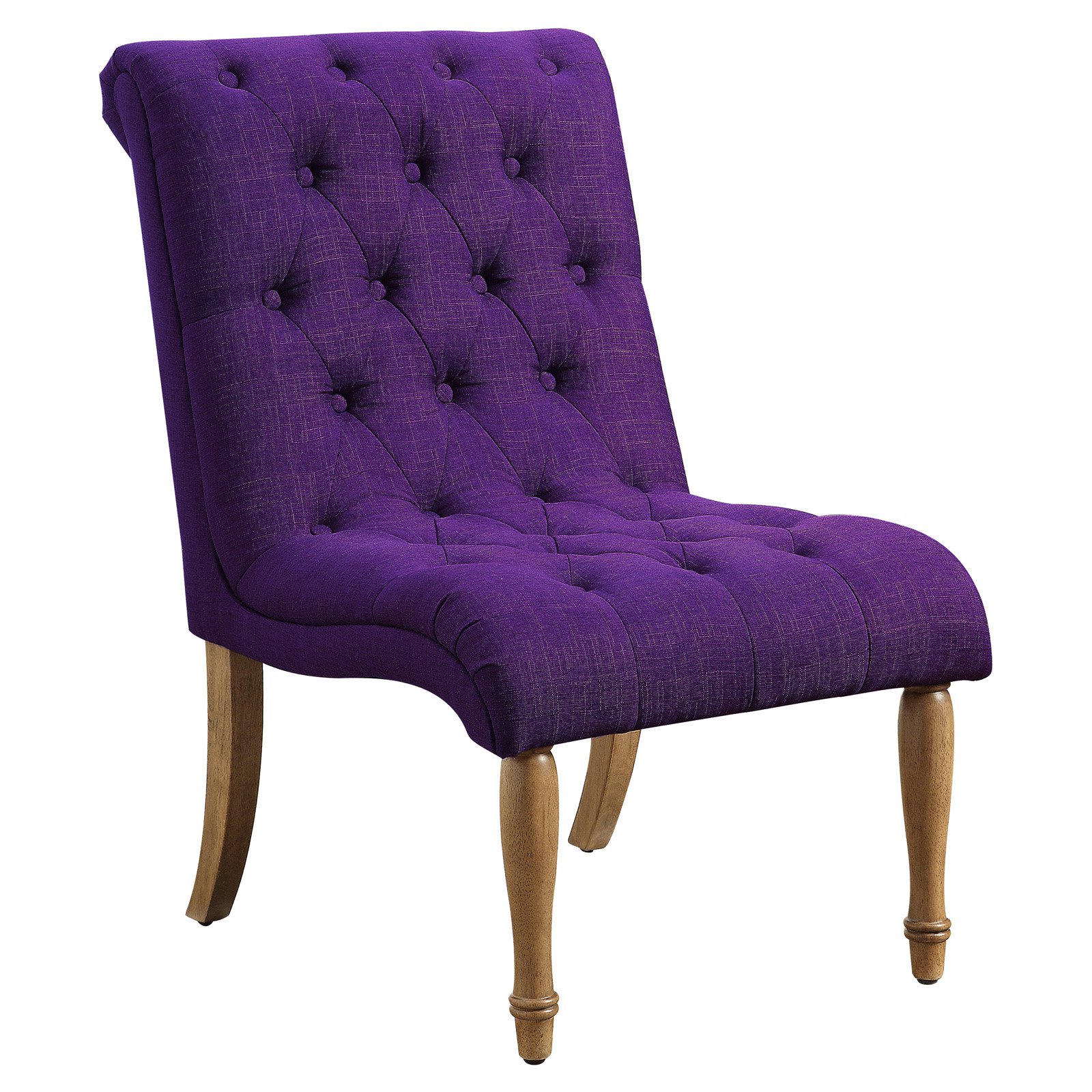 Rosevera Aria Armless Tufted Accent Chair