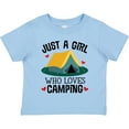 thumbnail image 3 of Inktastic Just a Girl Who Loves Camping Girls Toddler T-Shirt, 3 of 5