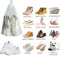 thumbnail image 5 of 10× Large Clear Shoe Bag Storage Transparent for Travel w/ Rope 12×16in Portable, 5 of 7