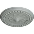 thumbnail image 3 of Ekena Millwork 15 3/4"OD x 2"P Foster Shell Ceiling Medallion (Fits Canopies up to 9 5/8"), 3 of 11