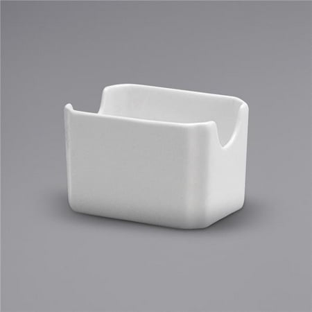 

3.25 x 2.625 in. Bright White Ware Porcelain Sugar Packet Holder