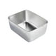 thumbnail image 1 of 304 Stainless Steel Rectangular Fruit and Vegetable Tray, 600ml, 13.5 x 10.5 x 5.5cm, Dishwasher Safe, 1 of 4
