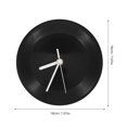 thumbnail image 2 of DECORNIJIA 1 Set Vinyl Records Clock Black Plastic Turntable Design For Home And Office Wall Decoration, 2 of 5