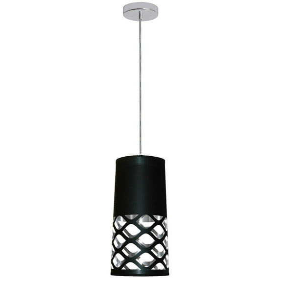 Dainolite CUT-P-697 Black/Silver Pendant