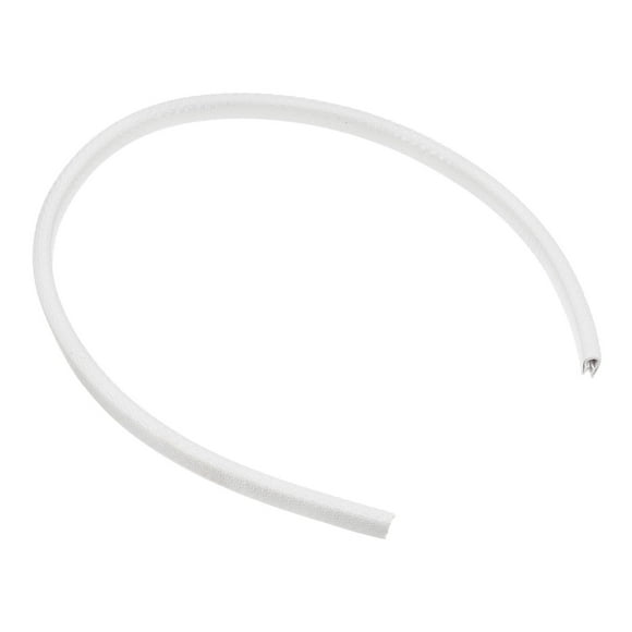 Unique Bargains 0.5mx7mmx10mm Rubber Edge Trim Deck Edge Protector U Channel Guard Corner Seal Strip White