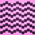 thumbnail image 1 of Ahgly Company Indoor Square Abstract Pink Contemporary Area Rugs, 4' Square, 1 of 4