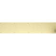 thumbnail image 1 of BRASS Accents A09-P0640-PVDADH 6 in. x 40 in. Kick Plate Lifetime Polished Brass Adhesive Mount, 1 of 1