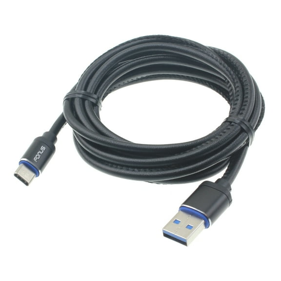 Type-C 6ft USB Cable for Samsung Galaxy Z Flip5/Flip4/Flip 3 5G - Power Cord USB-C Long Fast Charge Wire PU Leather for Galaxy Z Flip5/Flip4/Flip 3 5G