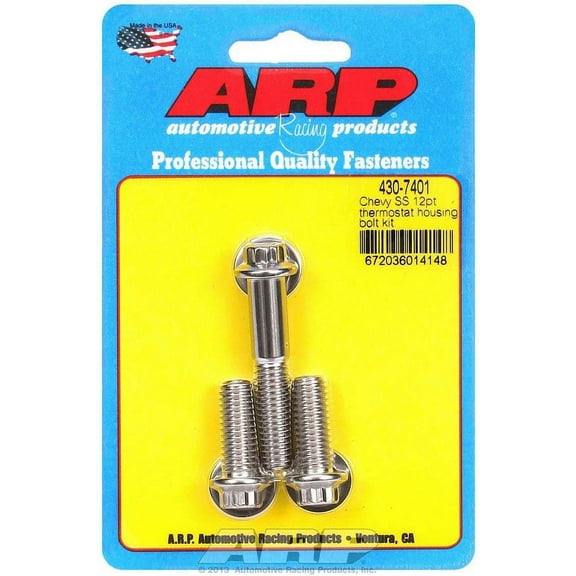 ARP Thermostat Housing Bolt Kit GM V6/V8 P/N 430-7401