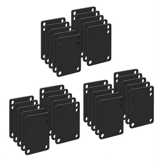 30 Pcs Coussinets d'Amortisseur de Planche à Roulettes 3 mm Longboard Rise Pads Coussinets d'Amortisseur de Planche à Roulettes Coussinets d'Amortisseur Longsboard Souples