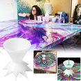 thumbnail image 3 of DQrwqpou Embudo Split Cup Pintura Acrílica Verter DIY Fabricación Verter Suministros Pintura, 3 of 5