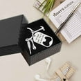 thumbnail image 4 of Dad Gifts Keychain from Son Daughter Children Bottle Opener Shape Keyring Father’s Day Birthday Christmas Gifts for Papa Daddy - If Dad Can't Fix It No One Can Silver 05, 4 of 5