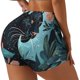 thumbnail image 1 of Fotbe Black Panther Floral Illustration Shorts Sin Costuras – Shorts Deportivos de Cintura Alta para Mujer, Elásticos para Gimnasio, Yoga, Running o Ciclismo-XX-Large, 1 of 8