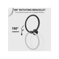 thumbnail image 2 of 2 Pack,Towel Holder for Bathroom Wall Matte Black Towel Ring 304 Stainless Steel Hand Towel Holder Heavy Duty Towel Hanger for Bath, Kitchen, 2 of 5