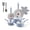 Blue, variant on T-fal Easy Care 10 Piece Ceramic Nonstick Cookware Set, Pots and Pans, Mint Green