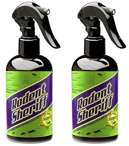 Rodent Sheriff Pest Control - Ultra-Pure Peppermint Spray - Repels Mice