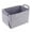Light Grey, variant on Felt Storage Bin Basket,Square Gray Baskets for Storage, Rectangular Basket with Handle, Medium Felt Baskets for Storage Felt Storage Bins Wardrobe Storage Baskets (Gray)