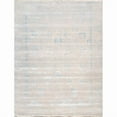 thumbnail image 2 of Pasargad Home Transitional Collection Hand Knotted Bsilk & Wool Area Rug, 8'11" X 11' 8", Silver/Aqua, 2 of 8