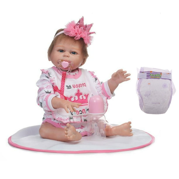 Munecas De Bebe De 48 Cm Hechas A Mano Realista Regalo O Juguete Para Ninas Mayores De 2 Anos Baoblaze Muneca Reborn de 18 pulgadas Walmart en linea