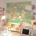 thumbnail image 1 of Pegatina autoadhesiva de Hello Kitty Sanrio Kuromi Cinnamoroll Anime Kawaii para decoración de dormitorio de niña, póster de dibujos animados para escritorio de pared, 1 of 4