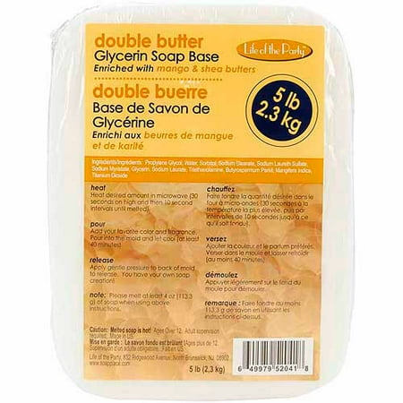 Glycerin Soap Base 5 Pounds-Double Butter