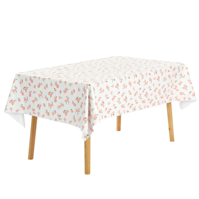 Cubierta de mesa rectangular REGALWOVEN para mesa de cena y restaurante, roja 47"x63"