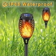 thumbnail image 3 of Solar Torch Lights with Flickering Flame 8 Packs Auto On/Off Waterproof Landscape Lighting for Garden Pathway Decorations, 3 of 6