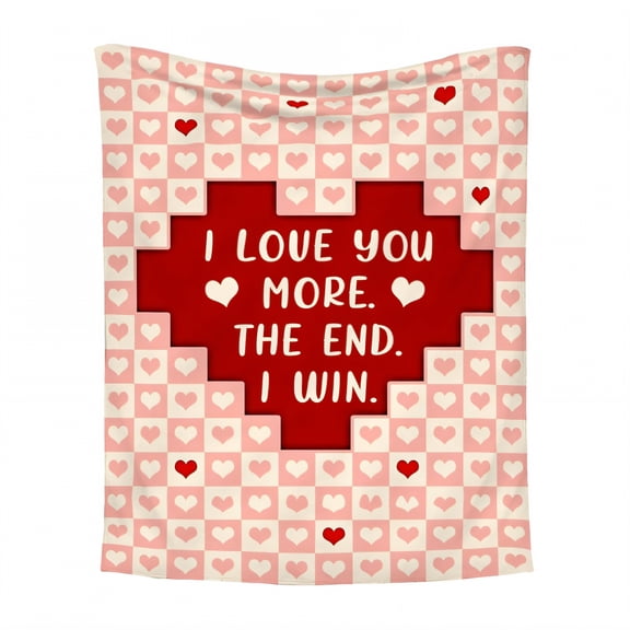 AUQ Throw Blanket,Cozy Nap Blanket Soft Throw Blanket,Message Filled Layer Bed Throw Blanket,Style1,50*60in