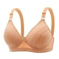 thumbnail image 1 of Birdeem Woman's Embroidered Glossy Comfortable Breathable Bra Underwear No Rims, 1 of 12