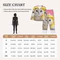thumbnail image 5 of Uemuo A Funny Cat Pattern Womens Pajama Sets,PJ Set for Women,Pajamas for Women Logo,Long Sleeve Pajama Set for Women,Soft Long Sleeve Top With Pants-X-Large, 5 of 9