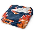 thumbnail image 6 of Football Blanket Football Rugby Blanket Sports Gifts for Men men Fleece Fuzzy Soft Flannel Bedding Rugby Plush Warm Bedding Stuffed for Users Adults 50 x 60 Inch, 6 of 8